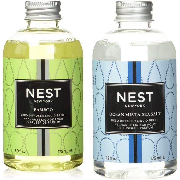Bamboo Reed Diffuser Liquid Refill & Ocean Mist & Sea Salt Reed