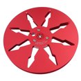 thumbnail image 1 of 7" X 1/4" Empty Take Up Reel to Reel Small Hub, Aluminum Alloy 8 Holes Empty Tape Reel, 7 Inch 1/4 Opening Empty Reel, Open Take Up Reel to Reel Hub for Reel Tape Drive, 1 of 7