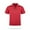 Bright Red, variant on FLMEI Men's Women's Athletic Shirts Short Sleeve Lapel T-Shirts Unisex Summer Quick Drying Pullover Tees Sportswear S-4XL