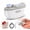 White, variant on MQ Smart Electric Nail Clipper Upgraded 3 in 1 USB Rechargeable Automatic Nail Trimmer LED Light 2 Speed Nail Scrap Storage Safe Cutter Polisher Ideal Gift for Baby Kids Seniors Adults Pink
