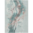 thumbnail image 2 of Addison Rugs Chantille Indoor/Outdoor Transitional Abstract Teal Washable Rectangle Rug, 5' x 7'6", 2 of 6