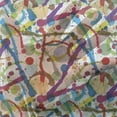 thumbnail image 3 of Grunge Tulle Curtains with Rod Pocket, Colorful Ink Splatters Creative Inspiration Stained Dirty Messy Display, Sheer Drape for Wedding Party 2 Panels, 7 Sizes, Multicolor, by Ambesonne, 3 of 3
