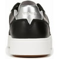 thumbnail image 4 of Vionic Womens Kimmie Court Shoes, Black & Silver Leather, 13, 4 of 5