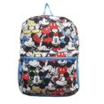 thumbnail image 1 of Mickey Mouse Gray All-Over Print 16" Large Backpack, 1 of 4