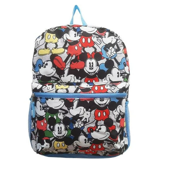 Mickey Mouse Gris All-Over 16" Grand Sac à Dos