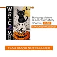 thumbnail image 4 of Halloween House Flag, Halloween Decor Ghost Cat Boo Flag 28x40 Double Sided Holiday, Halloween Flags Pumpkin Signs Home Decorations Rustic Welcome Outdoor Decorative Farmhouse, 4 of 6