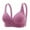 Purple, variant on Loopsun Plus Size Bras for Women, Woman Color Thin and Steel Hoop Gathered Breathable Underwear for Daily Bras Gray M