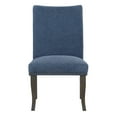 thumbnail image 2 of Hamilton Dining Chair 2-Pack with Gray Washed Legs in Atlantic Blue Fabric, 2 of 8