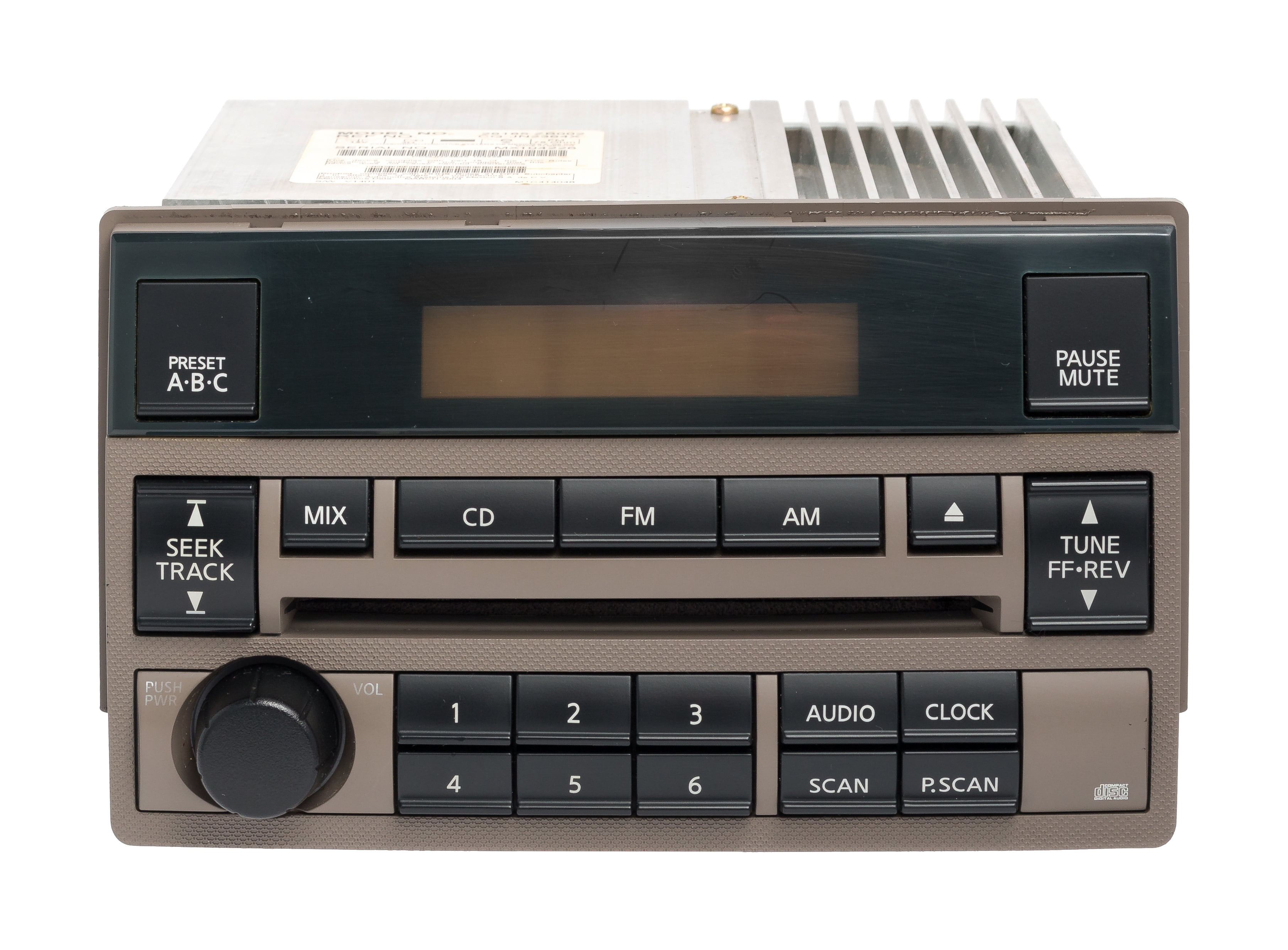 Restored 2005-06 Nissan Altima AM FM Radio Receiver Single Disc CD Player Part 28185ZB002 (Refurbished)