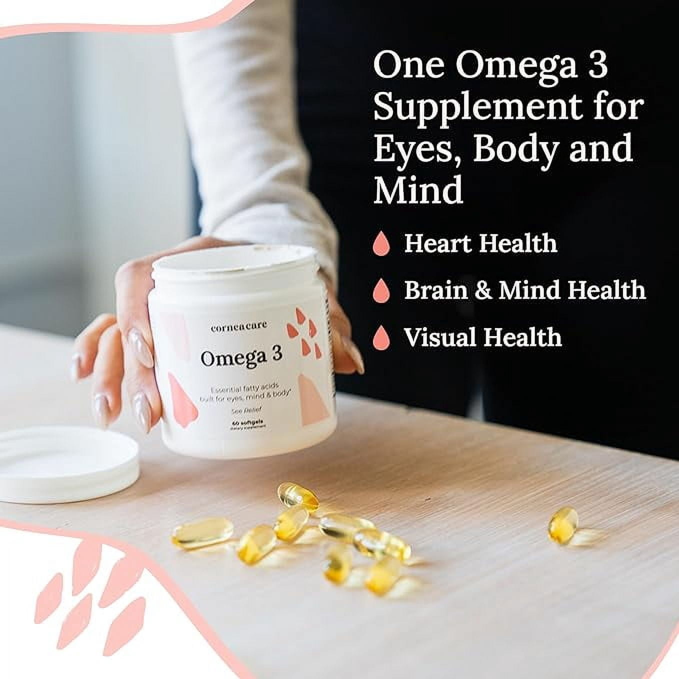 CorneaCare Omega 3 Fish Oil, 60 Softgels
