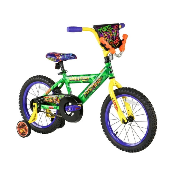 16" Dynacraft Teenage Mutant Ninja Turtles, Boys BMX Bike for Child 5-7 Years