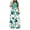 Green, variant on Ichuanyi Woman Dress Women's Tie-Dye Colorful Long Floral Print Dresses Beach Casual Maxi Sundress