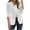 White, variant on Jackets for Women Solid Color Velvet Open Front Blazer Long Sleeve Casual Office Jacket with Pockets,Sizes S-2XL