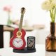thumbnail image 5 of Reloj Despertador De Guitarra, Práctico Decorativo Multifuncional, Duradero, Resistente Al Desgaste, Reloj De Guitarra De Escritorio Resistente Con Sacapuntas Para Oficina, 5 of 7