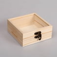 thumbnail image 7 of Lockable Decorative Wooden Storage Box Craft Souvenir DIY Organizer Removable Tray Dividers Gift Storage Container, 7 of 7