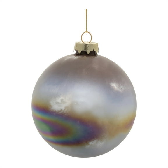 Melrose Iridescent Glass Ball Ornament Set of 12