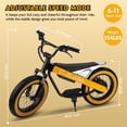 thumbnail image 5 of DUODIAN ET-02Ultra Electric Bike for Kids, 750W Electric Balance Bike,36V 5.2-7.8Ah, 16" Pneumatic Tire with Dual Brake, 3 Speed Modes Kid Electric Motorcycle, 5 of 8