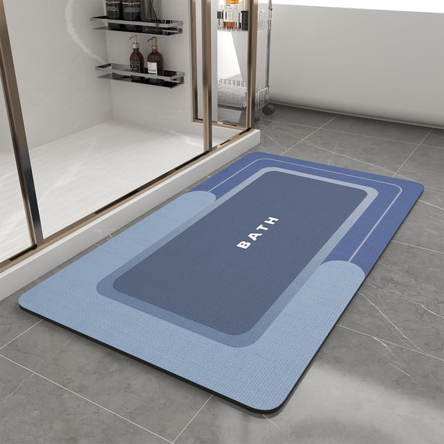 Alfombra de baño MontVoo antideslizante, superabsorbente, resistente a las manchas