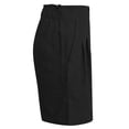 thumbnail image 5 of DHFJKG Womens Summer Straight Leg Shorts Casual Elastic Waist Solid Color Loose Fit Comfortable Daily Wear Shorts With Pockets Versatile Bottoms, 5 of 6