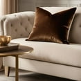 thumbnail image 6 of Plutus Chestnut Royale Velvet Luxury Throw Pillow, 6 of 6