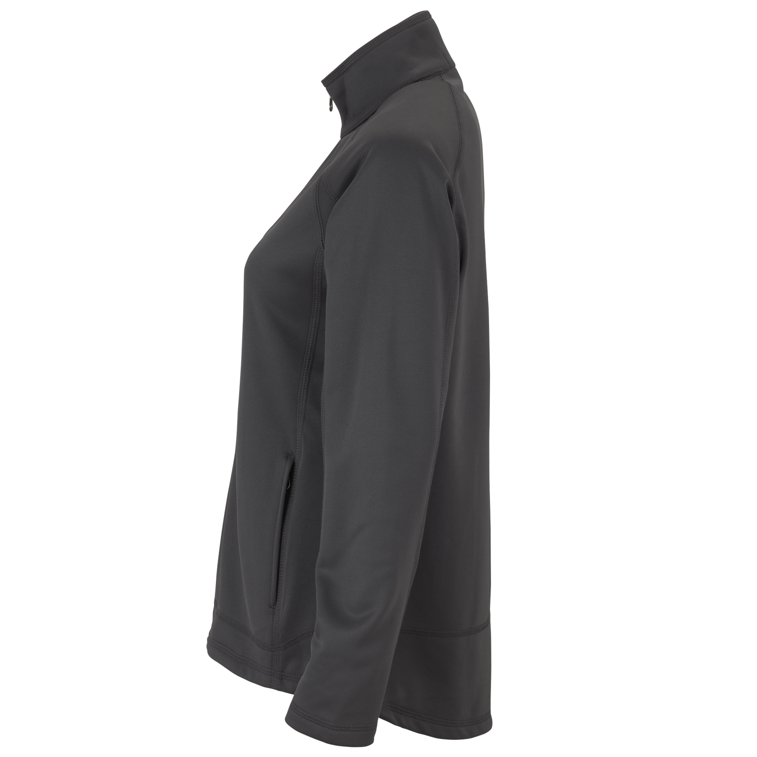 Women's Brushed Back Micro-Fleece Full-Zip Jacket - image 4 of 5
