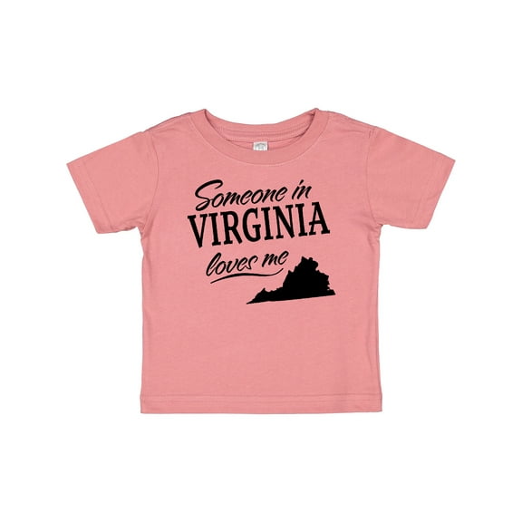 Inktastic Someone in Virginia Loves Me Boys or Girls Baby T-Shirt