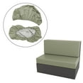 thumbnail image 6 of Tongina Cushion Slipcovers, RV Dinette Cushion Covers Faux Leather Waterproof Bench Cover Seat Cover for Home Couch, 6 of 8