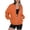AV25_Orange, variant on Resicozy Womens Cropped Jackets Zip Up Lightweight Jacket Outerwear Fall Winter Clothes with Pockets Navy 2XL