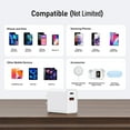thumbnail image 6 of 20W USB C Fast Charger, 2-Pack Dual Port PD Power Adapter Wall Charger Block Compatible with iPhone 15/15 Pro/15 Pro Max/15 Plus/14/13/12/11, XS/X, iPad, Watch, Google Pixel, Samsung Galaxy & More, 6 of 6