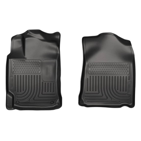 Husky Liners 15561 Weatherbeater Floor Mats Fit 2009-2011 Toyota Venza - Front - Black - 2 Pc