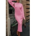 thumbnail image 4 of Conjunto de Suéter Vestido de 2 Piezas PRETTYGARDEN Rosa Talla S, 4 of 7