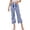 a-Dark Blue38977, variant on Womens High Waist Striped Cropped Wide Leg Pants With Front Patch Pockets Button Fly Casual Relaxed Fit For Summer Outings Casual Pants