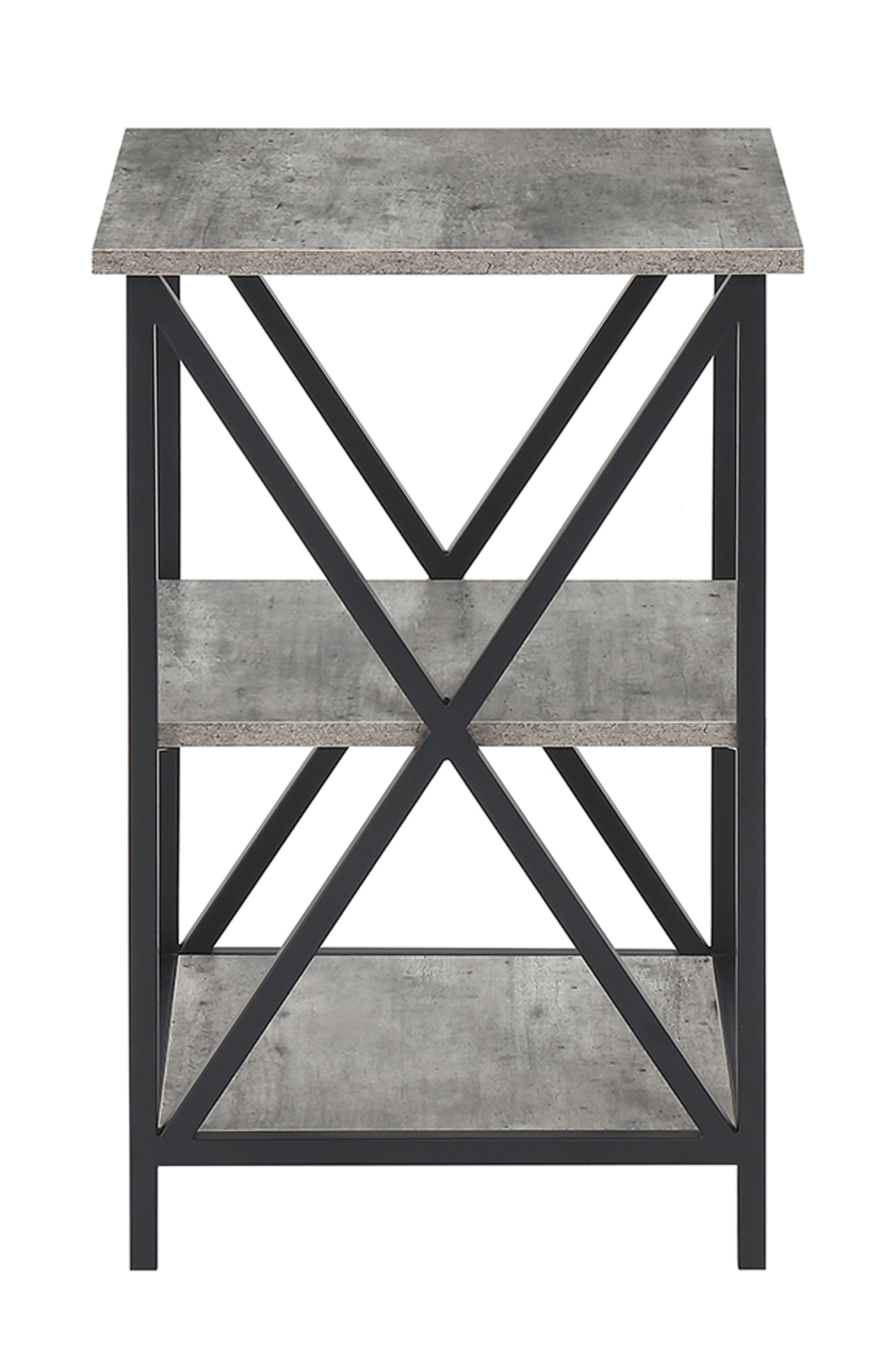 Convenience Concepts Tucson 3 Tier End Table, Faux Birch