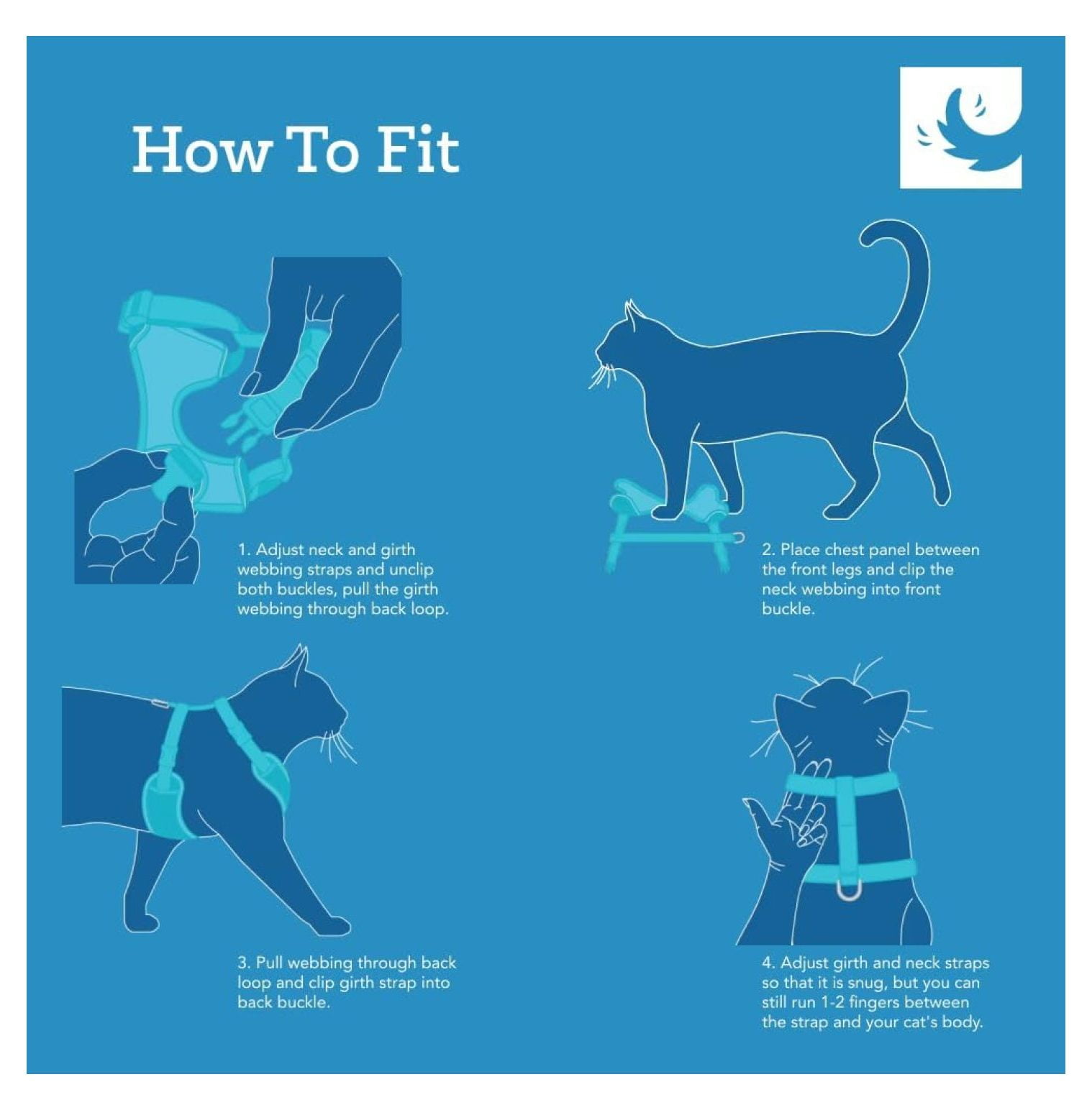 RC Pets Adventure Kitty Cat Harness | Adjustable Airmesh Vest with D-Ring and 6ft Leash for Walking and Travel | Marigold, Large