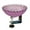Purple, variant on Honeeladyy 2025 New Deck Bird Feeder with Magnetic Platform Deck Mount Bird Bath Hummingbird Feeder Detachable Adjustable Bird Feeder Bath for Attracting Birds Garden Patio Yard Lawn Decoration