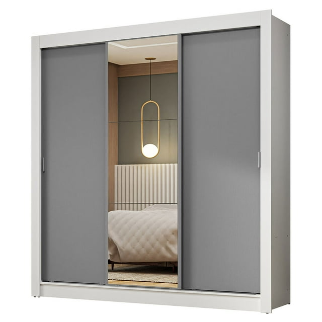 Ropero Closet Madesa 3 Puertas 1 Espejo BG