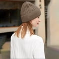 thumbnail image 4 of Gorro Apuakthei para hombre y mujer, cálido gorro de punto con puños para invierno, suave y cálido, para esquí, unisex, 4 of 5