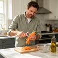 thumbnail image 2 of Rirozkan Stainless Steel Peeler, Multipurpose Kitchen Fruit Vegetable Potato and Apples Peeler for Melons and More, 2 of 6