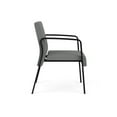 thumbnail image 3 of Waterfall Reception Waiting Room Guest Chair / Black Steel / Light Gray, 3 of 5
