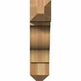 thumbnail image 2 of Ekena Millwork 6"W x 20"D x 24"H Funston Craftsman Rough Sawn Bracket, Western Red Cedar, 2 of 13