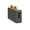 Caviar Gray, variant on 2 Slice Long Slot Toaster, Extra Wide for Sourdough & Bagels, 10 Setting Shade Control, Removable Crumb Tray, Self-Centering Design, Defrost/Reheat, Cancel, Slim Space-Saving, Linen