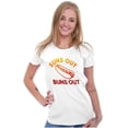 thumbnail image 3 of Suns Buns Out Summer Vacation Pun Womens Slim Fit Graphic Tee Brisco Brands S, 3 of 5