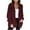 Wine, variant on Ladies Oversized Hoodie Full Zip Jacket with Pockets Casual Loose Long Sleeve Sweatshirt Outerwear Fall Outfits (XL, Wine)