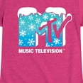 thumbnail image 3 of MTV - Snowflakes - Toddler & Youth Girls Short Sleeve Graphic T-Shirt, 3 of 5