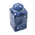 thumbnail image 2 of A&B Home 10" Blue White Ceramic Jar Home Decor Porcelain Vase with Lid Centerpiece Decoration Multi Purpose, 2 of 5