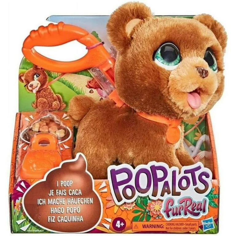アニマルズペダル バスタイムガール FurReal Walking Poopalots Big Wags Pet Toy, Interactive
