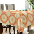 thumbnail image 5 of Yayeee Tablecloths 54" x 54" Rectangle Wrinkle Resistant Party Table Cover, Orange Circle, 5 of 8