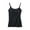 Black, variant on Women's Plus Size Yoga Dance Top, Thin Spaghetti Strap Sleeveless Tank with Built in Bra, Sports Camisole for Workout or Daily Wear, Breathable and Stretchy Blue XXXXXXL