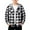 Black, variant on Mercatoo Youth Boys Plaid Hoodies Button Front Pockets Thin Hooded Sweatshirts Teen Kids Soft Fall Casual Cardigan Jackets