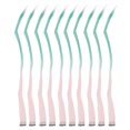 thumbnail image 2 of Colorful , Highlights Clip 1.2in Practical  For Decorative Hair Pink Gradient Grass Green, 2 of 8